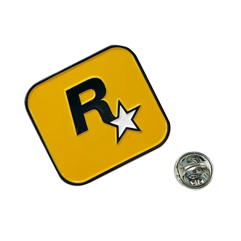 High quality Rockstar Games Jogos GTA V Logo 100% Cotton Casual