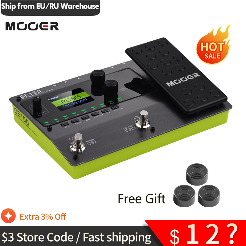 MOOER GE150 Gitarre Pedal Multi Effekte Pedal Gitarre Effekt Pedal 