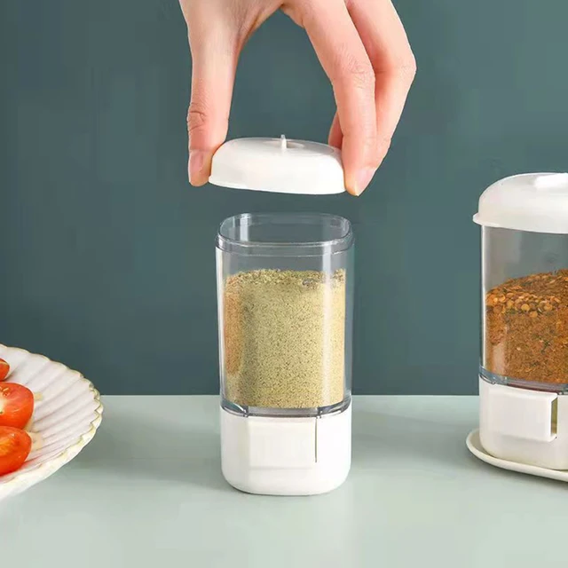 Etereauty Seasoning Shaker Jar Salt Canister Pepper Kitchen Sugar