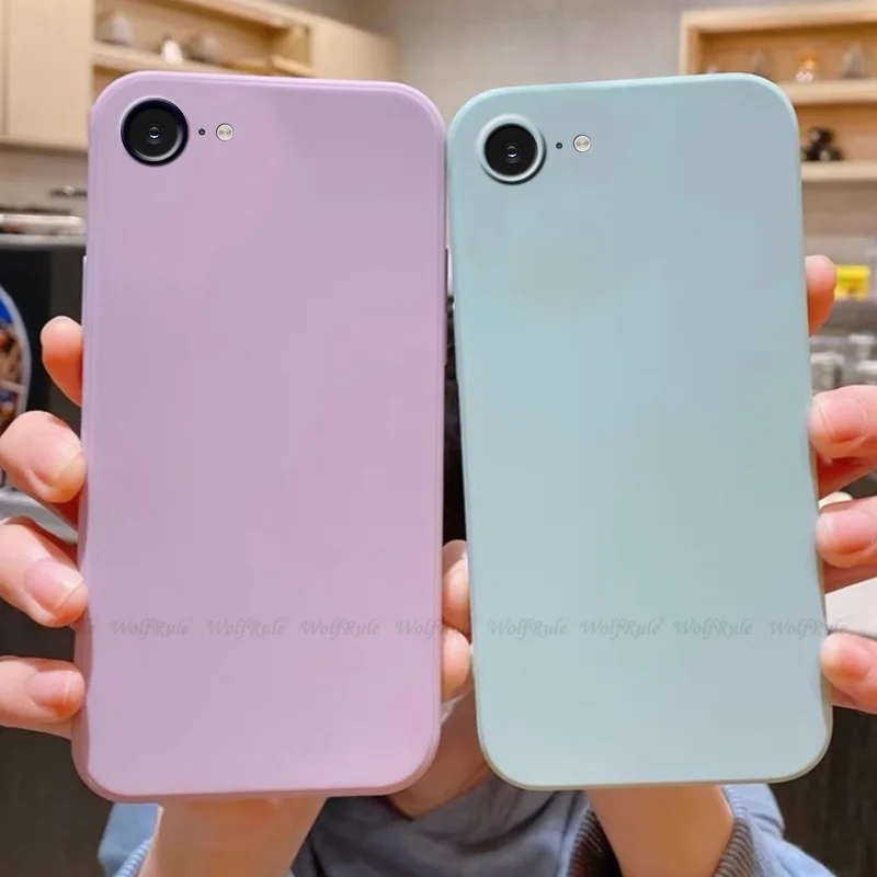 Enhanced Shockproof Liquid Silicone Bumper TPU Soft Phone Case Cover