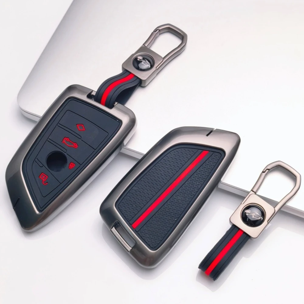 Premium Zinc Alloy Silicone Key Case Cover