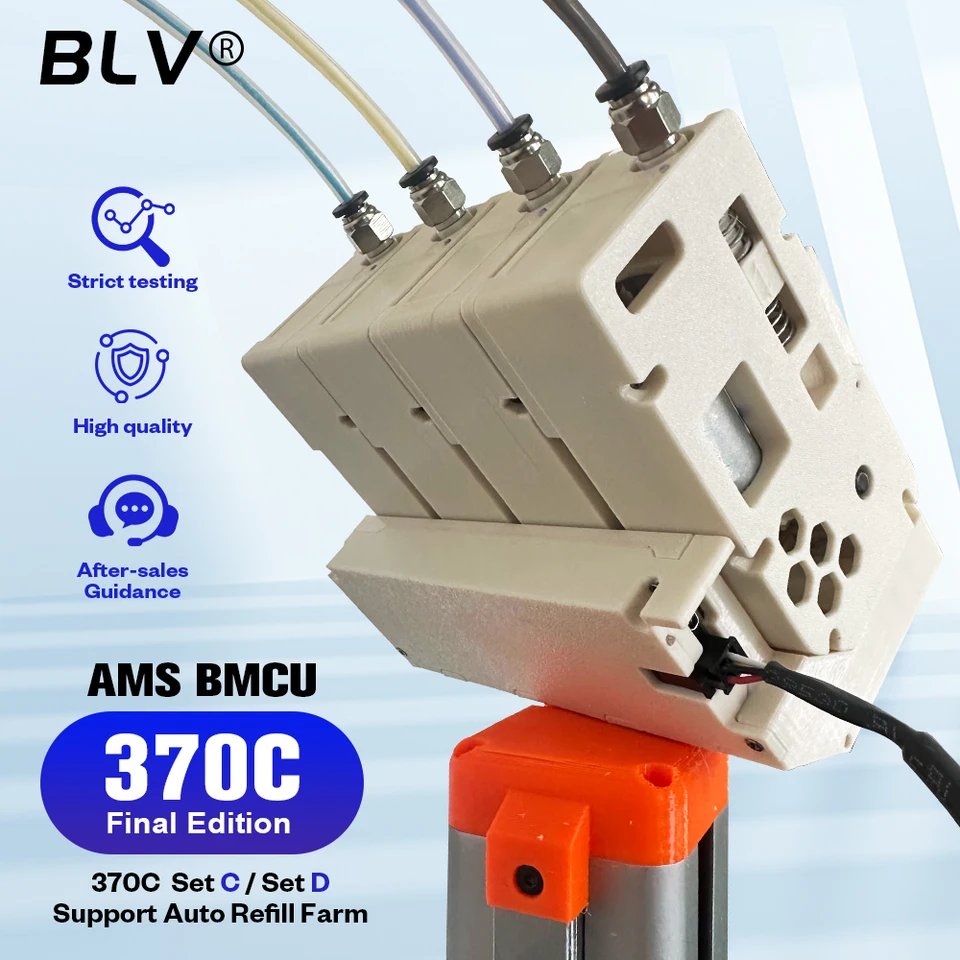 BLV AMS BMCU 370X BMCU 370C Open source AMS MMU solutions