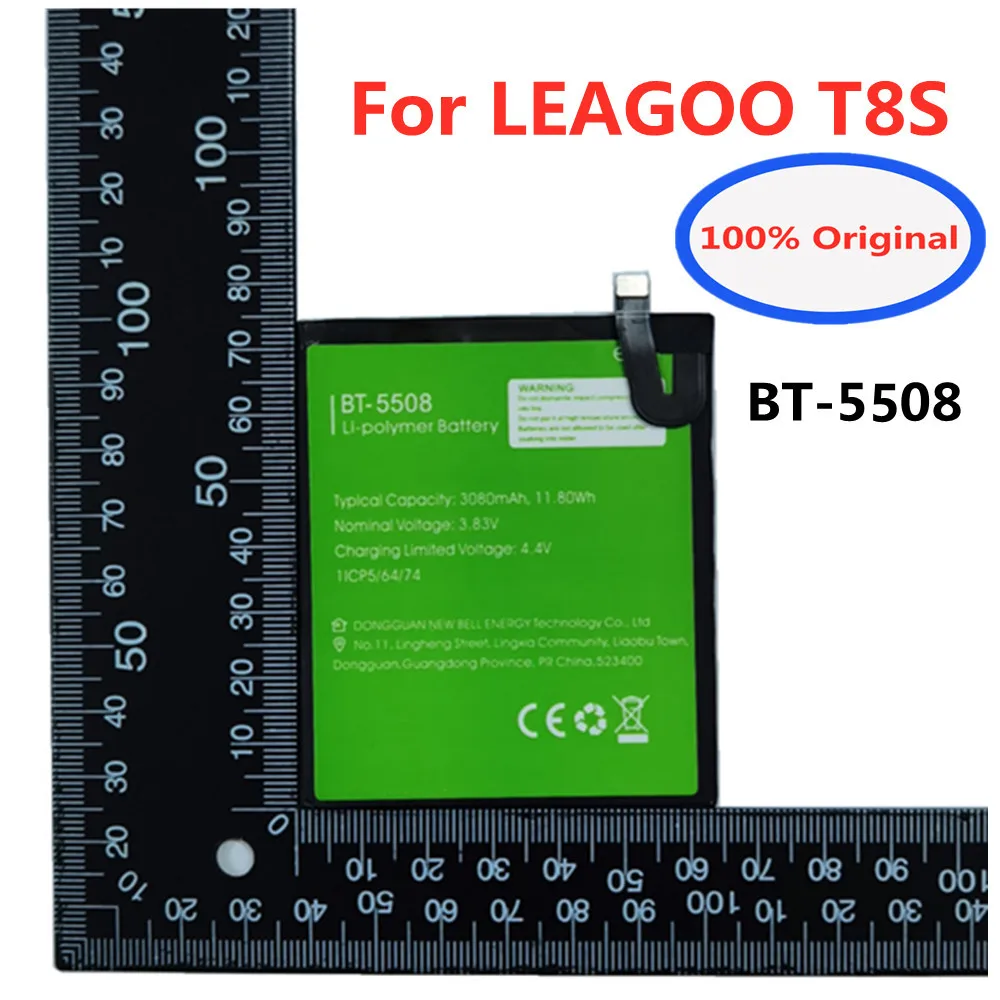 

New 100% Original BT-5508 Battery For LEAGOO T8S Smart Mobile Phone BT5508 High Quality Replacement Cellphone Battery Batteries