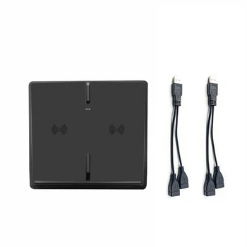 Il più recente caricabatterie wireless per Tesla Model 3 Supporto doppio pad per smartphone Accessori per auto Porta USB per ricarica rapida per auto da 10 W