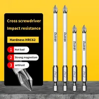Cross Screwdriver Head, Strong Magnetic Anti Slip Tungsten Steel, High Hardness Electric Screwdriver Tool, Screwdriver Head, Han 1