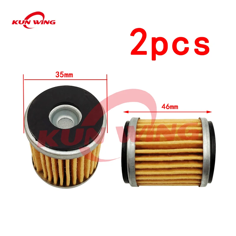 2pcs 오일 필터 YAMAHA YBR250 FAZER250 YS250 YBR YS FAZER JYM 250 JYM250 1JD-E3440-00