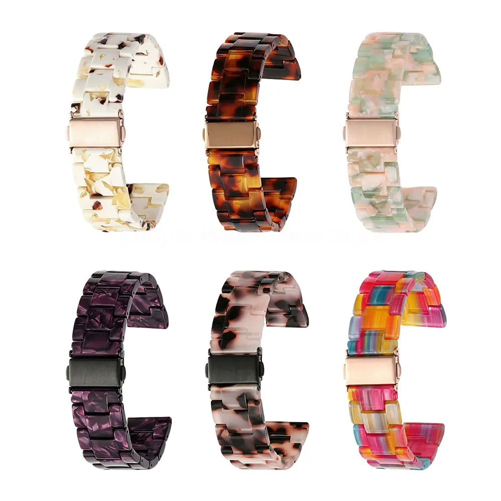 Colorful Resin Watch Band Strap for Smart and Traditional Watches
