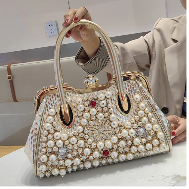 Jumbo Pearl Band Luxury Designer Bag