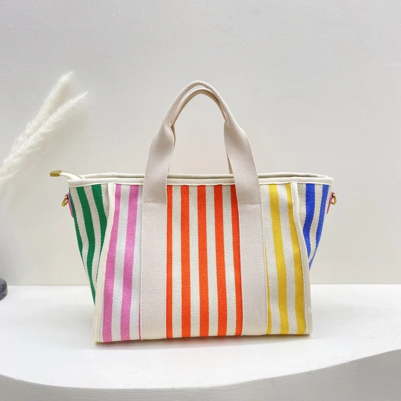 Kurt Geiger Canvas Tote Bag Large Capacity Handbag Luxury Designer Brands Bags Women's Shoulder Bag Fashion Trend Purse 2024 New