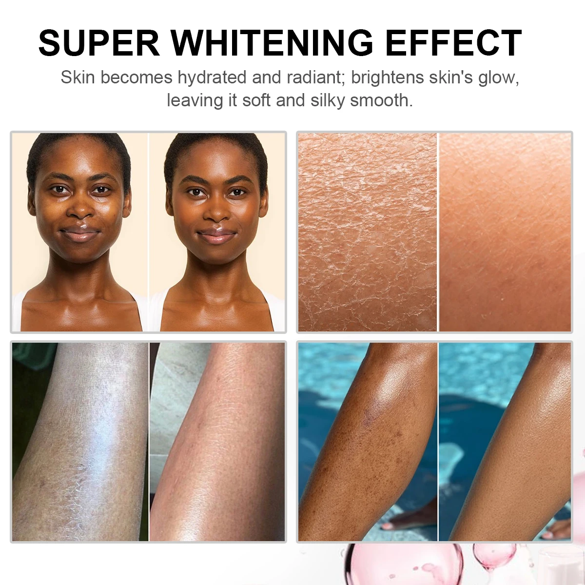 LKIAE Fair White Body Lotion for Bright & Healthy Skin, Moisturizing, Reduce Spots, Enhance Radiance, Evens Skin Tone, 500ml