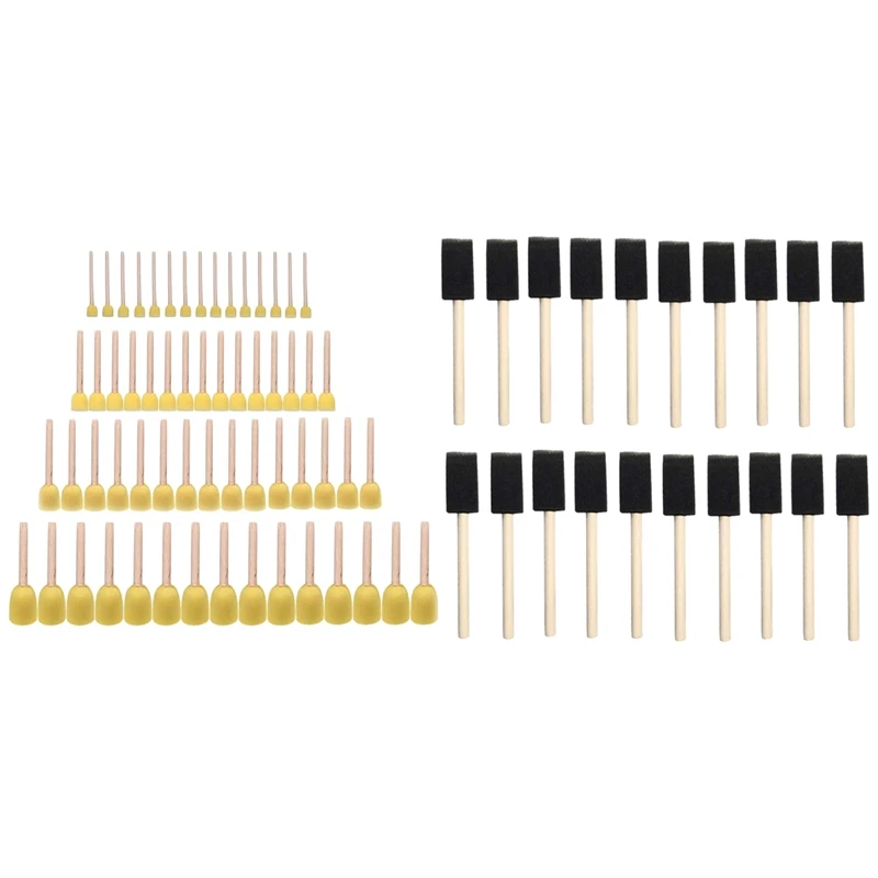 

Набор кистей из губки и пены для рисования, 60 шт.