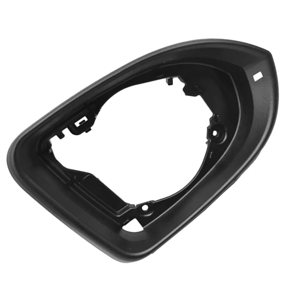 VW Passat B8 2017 2018 2019 자동차 사이드 미러 하우징 프레임 후면보기 미러 홀더 트림 액세서리 광택 블랙