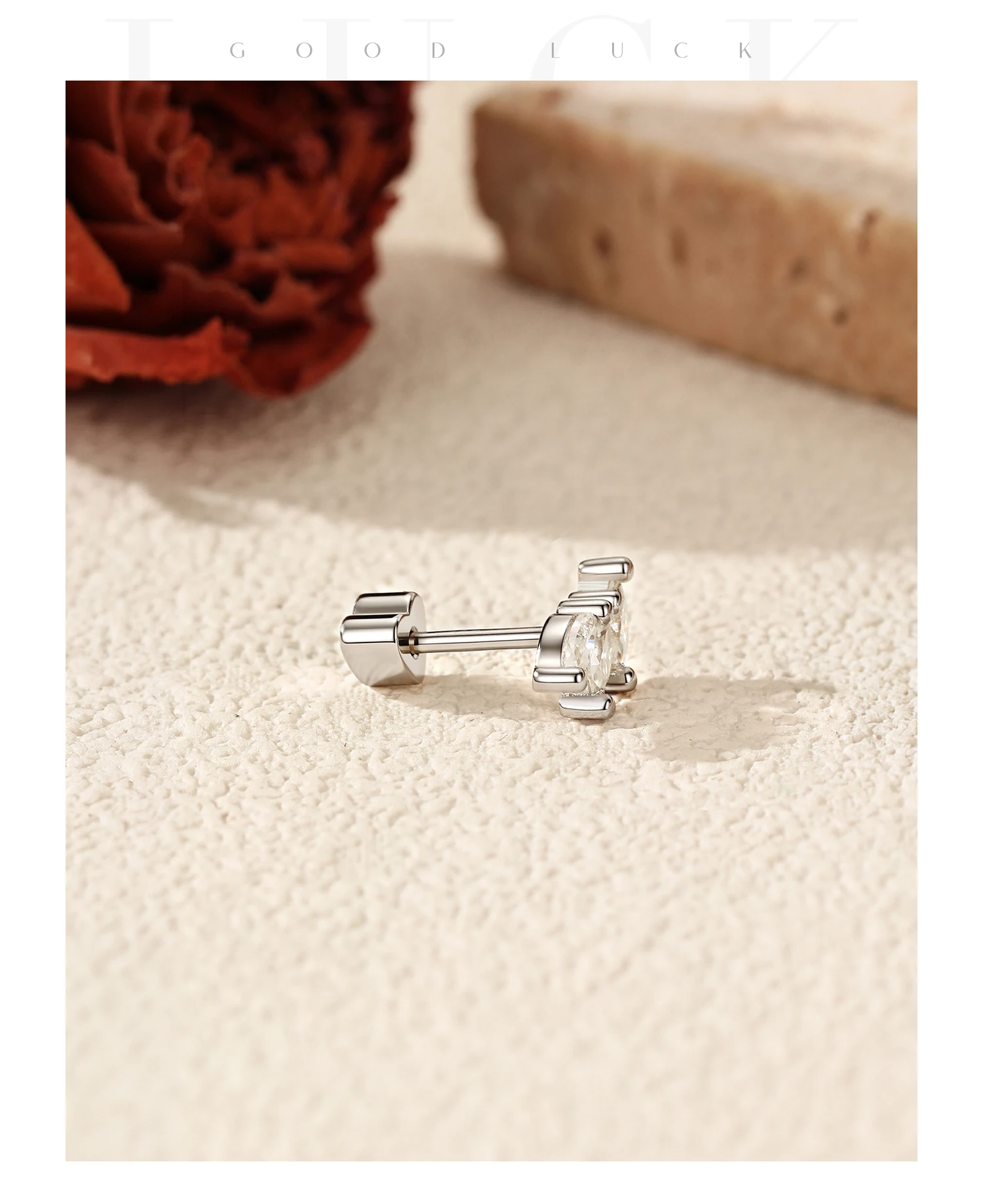 MODIAN 0,3 CT Marquise-Schliff-Moissanit-Ohrstecker aus 925er Sterlingsilber, Herz-Schraub-Ohrstecker für Damen, edler Schmuck – Detail 14