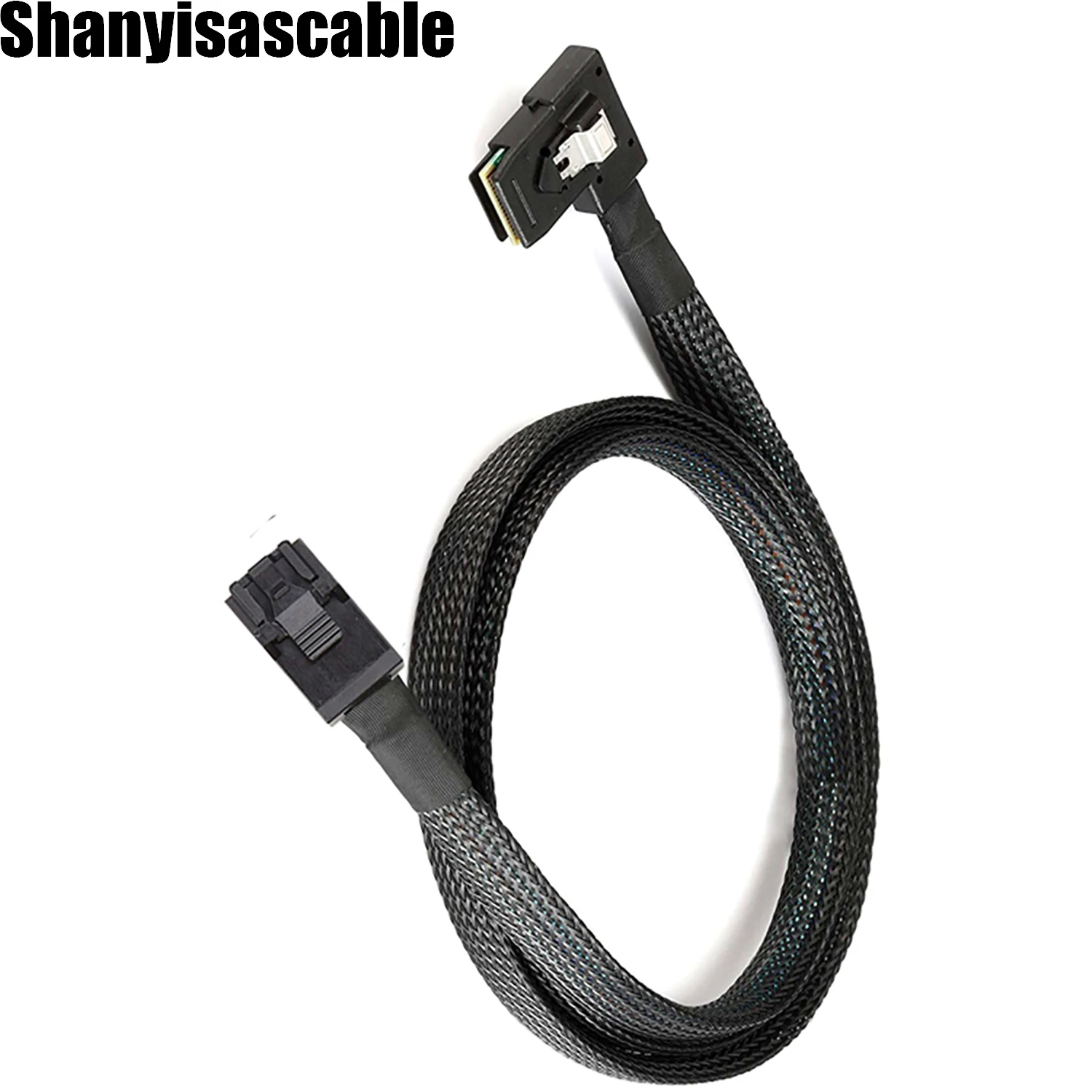 1.0M Mini SAS HD SFF-8643 36P male to SAS 36P SFF-8087 left angle server cable sas sff cable