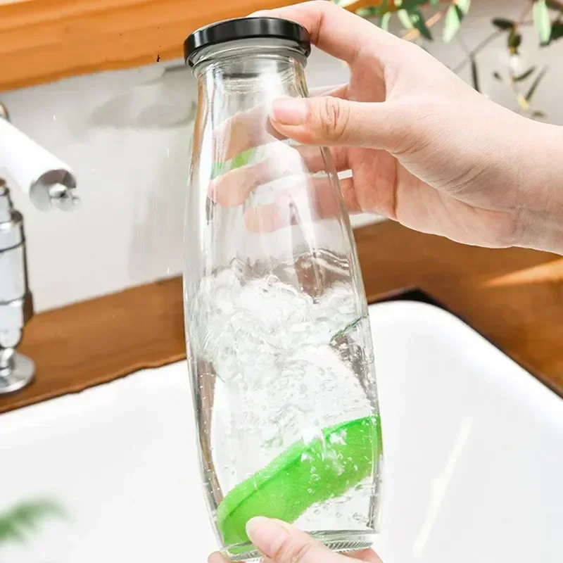 Pea Cleaning Sponge Kitchen Cup Cleaning Brush Coffee Tea Wine Drink Glass Bottle Cleaner Brush Cup Scrubber Cleaning Gadgets 4