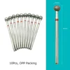 HYTOOS Nail Drill Bits Diamond Cutters for Manicure Cuticle Burr Milling Cutter for Pedicure Nails Accessories Tools 3