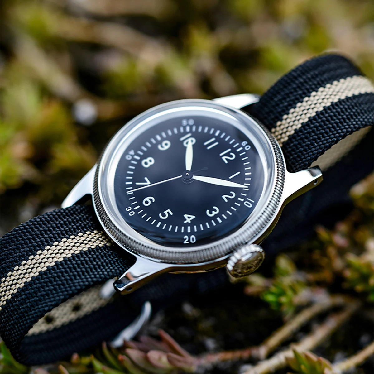 RDUNAE RA07 Retro Military Watch 316L Stainless Steel K1