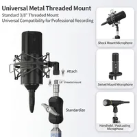 Microphone stand Arm Profile 360°Swivel