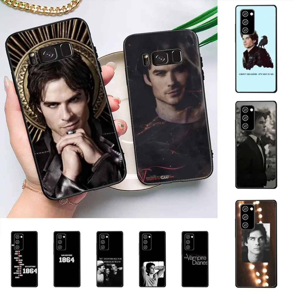 

The Vampire Diaries Damon Salvatore Phone Case For Samsung J 7 plus 7core J7 neo J6 plus prime J6 J4 J5 Mobile Cover