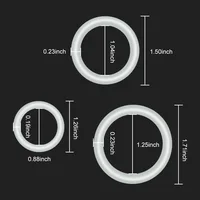 3 stücke Silikon Samen Lock Ring Männer Ejakulation Verzögerung Cock Ringe Sex Spielzeug Männlichen Erwachsenen Leucht Locking Ring juguetes para adulltos 6