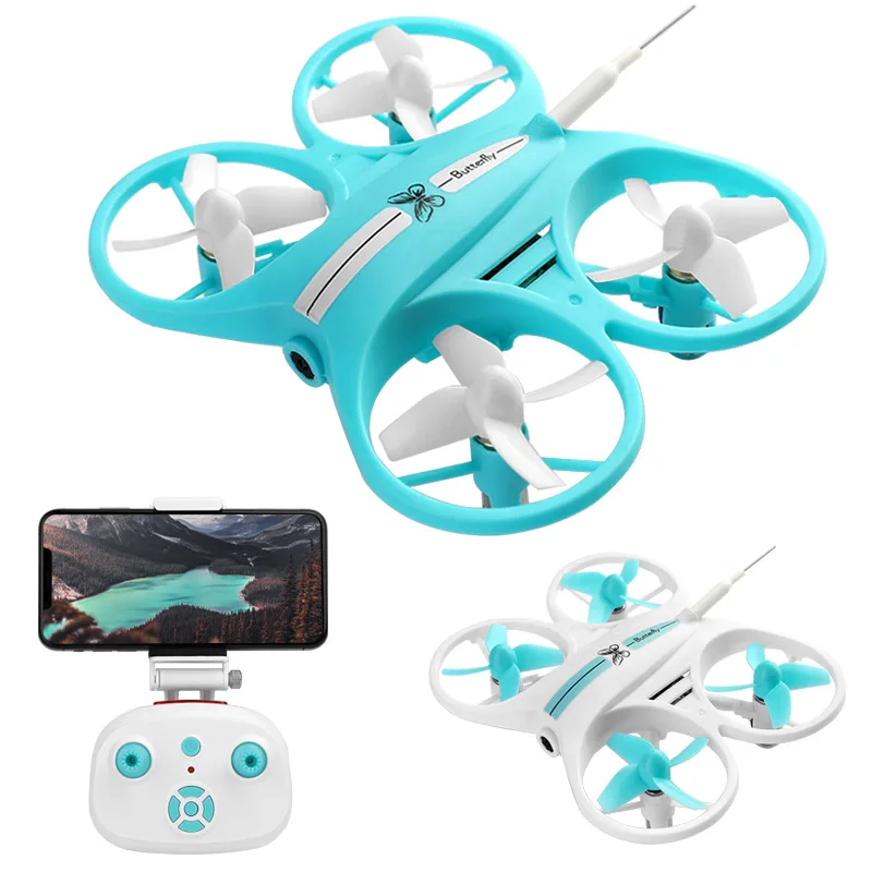 EBOYU Lishitoys L6069 мини Радиоуправляемый Дрон 2,4G 4CH WiFi FPV 720P HD камера удержание высоты Радиоуправляемый Дрон Квадрокоптер подарок RTF