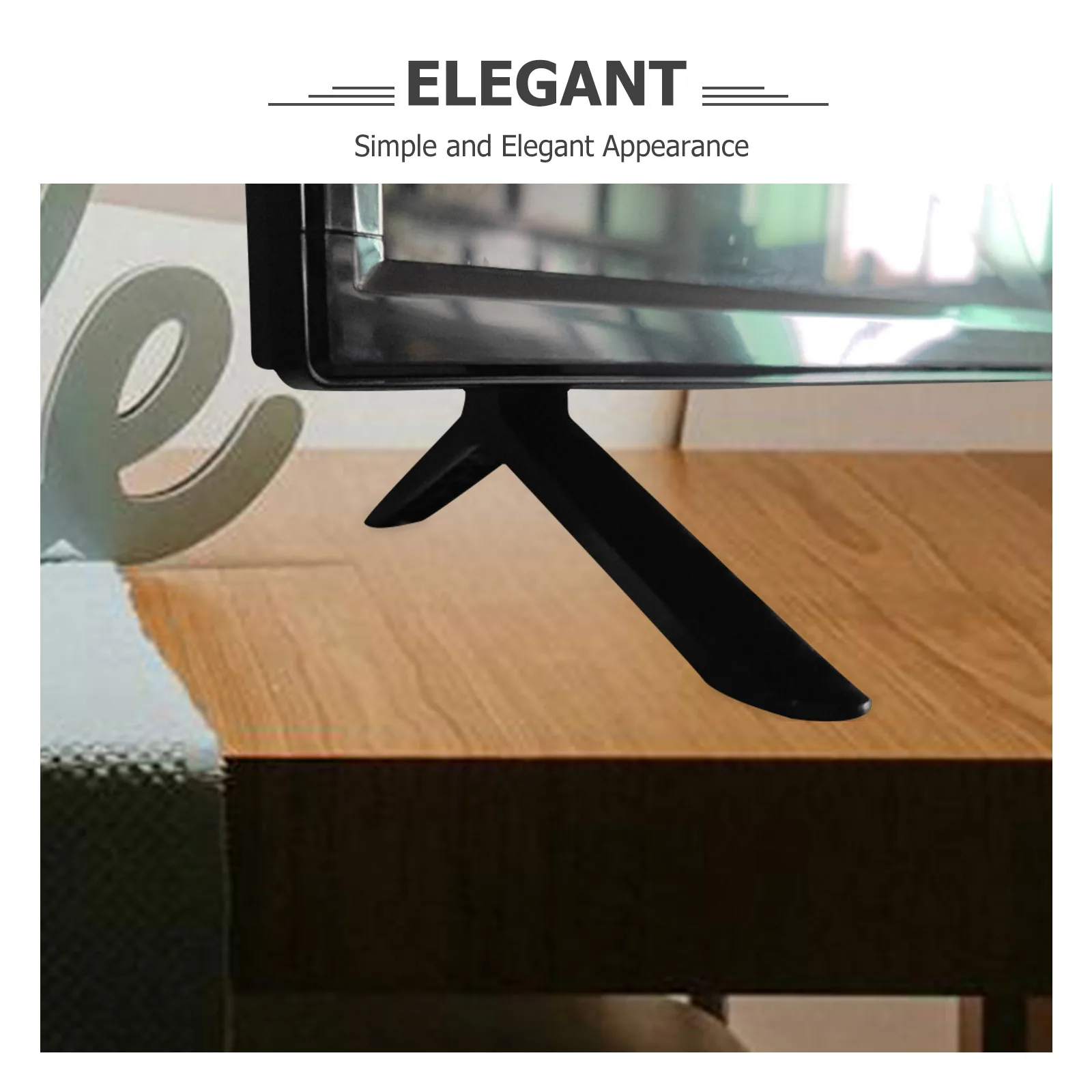 Stand Leg Base Bracket Tabletop Adjustable 32inch Pedestal Feet Bracket Television Tabletop Foot Living Room Decoration