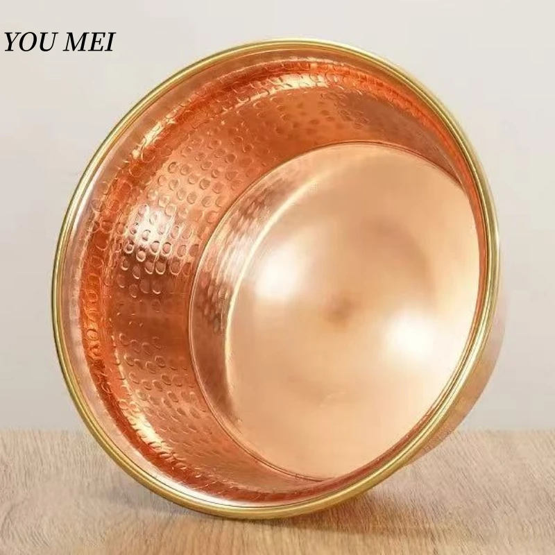 Hammered Copper Offering Bowl 3