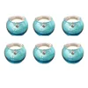 Blue 6 pcs