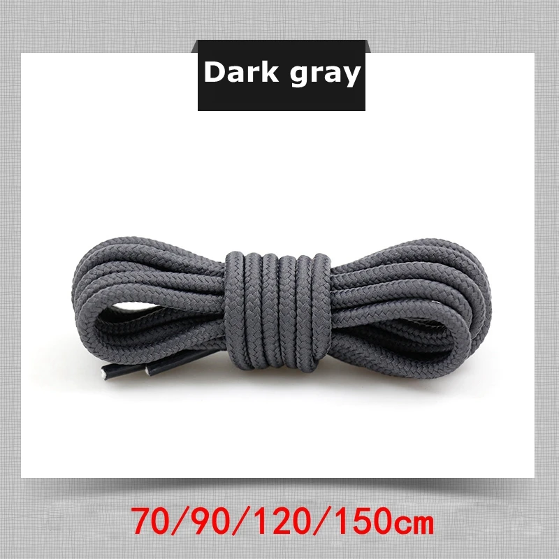 Vibrant Polyester Round Shoelaces for Sneakers and Boots - Multiple Lengths Available