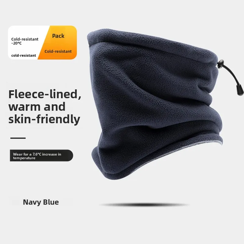 Navy blue plus velvet style