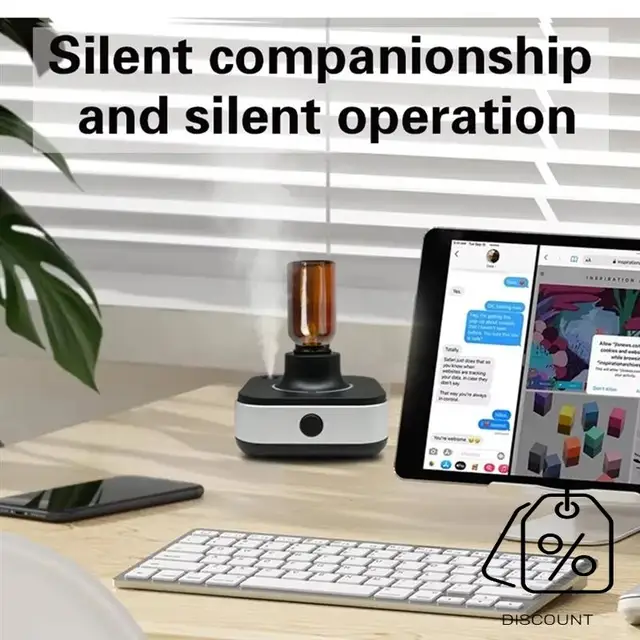 ABKR-Innovative Smart Aroma Diffuser - Infrared Automatic, Waterless Essential Oil Air Freshener Machine For Home 5