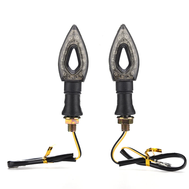 Motorcycle Turn Signal Lights Motorcycle Turn Signal Motorcycle Light Motorcycle Led Lights 1pc 12V Universal Motorcycle LED Turn Signal Light Indicators Amber Blinker Light Flashers Lighting Motorcycle Accessories moto