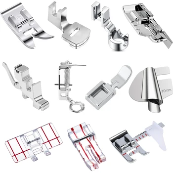 Piedino per macchina da cucire Pezzi di ricambio per macchine da cucire Accessori Piedino per cucire multifunzionale per la maggior parte delle macchine da cucire