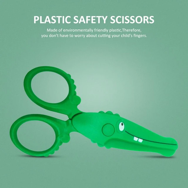 Child Scissors For Toddlers Safety Scissors DIY Photo Plastic Student  Scissor Paper-cutting For Kids Children