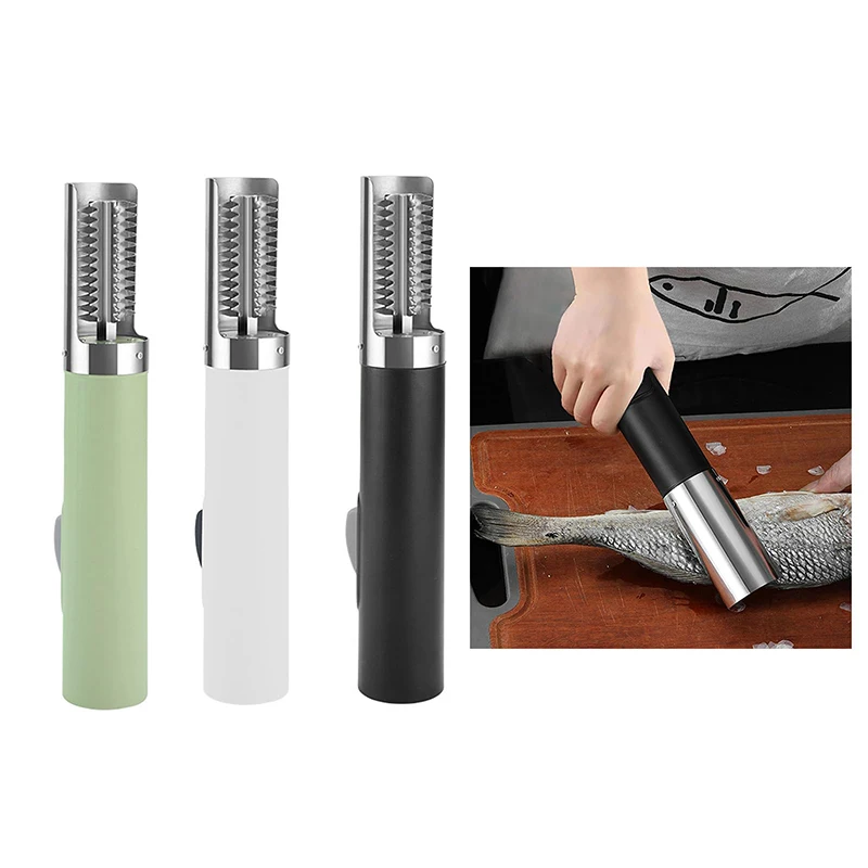 Waterproof Electric Fish Fillet Rechargeable Wireless Fish Scale Scraper Portable Scale Remover Food Tool Kitchen Supplies