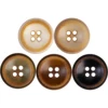 Retro Style New Corozo Fruit Buttons For Clothing Dress Shirt White Black Beige Green Sewing Accessories Coat Jacket Blazer 5