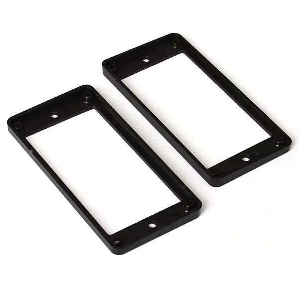 Groothandel 2 Stks/set Pick-Up Onderdelen Platte Gitaar Humbucker Pick-Up Frame In Crèmezwarte
