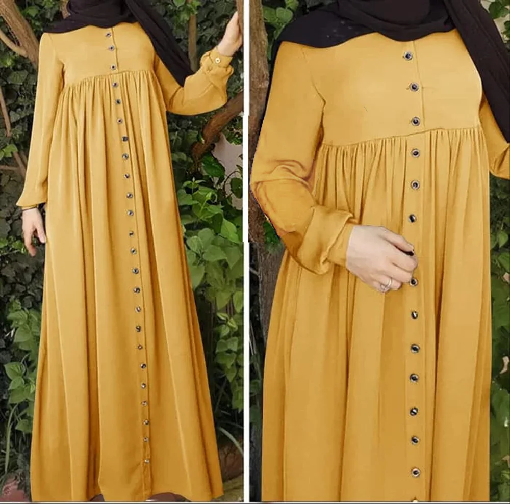 Ethnic Style Islamic Robe for Women