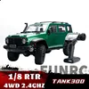 KM TRACTION TANK300 Competitive Edition RTR 2.4GHz 1/8 RC Simulation Electric Remote Control Model Car Crawler Adult Kids Toys 1