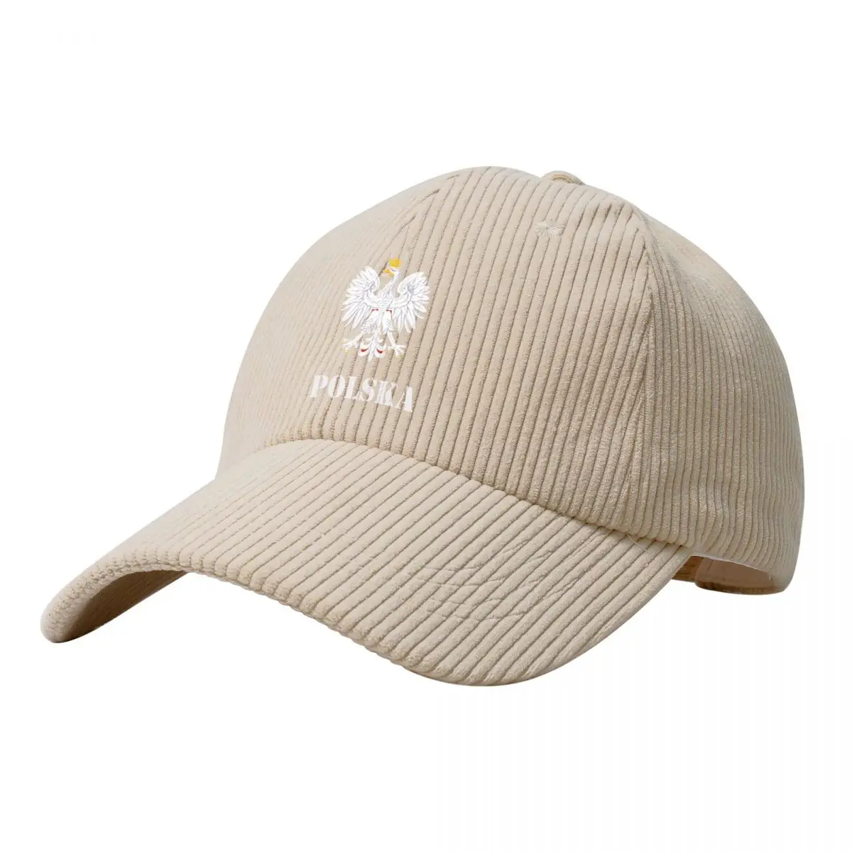 

Vintage Polska Vintage Poland Polish Flag Unisex Corduroy Baseball Cap