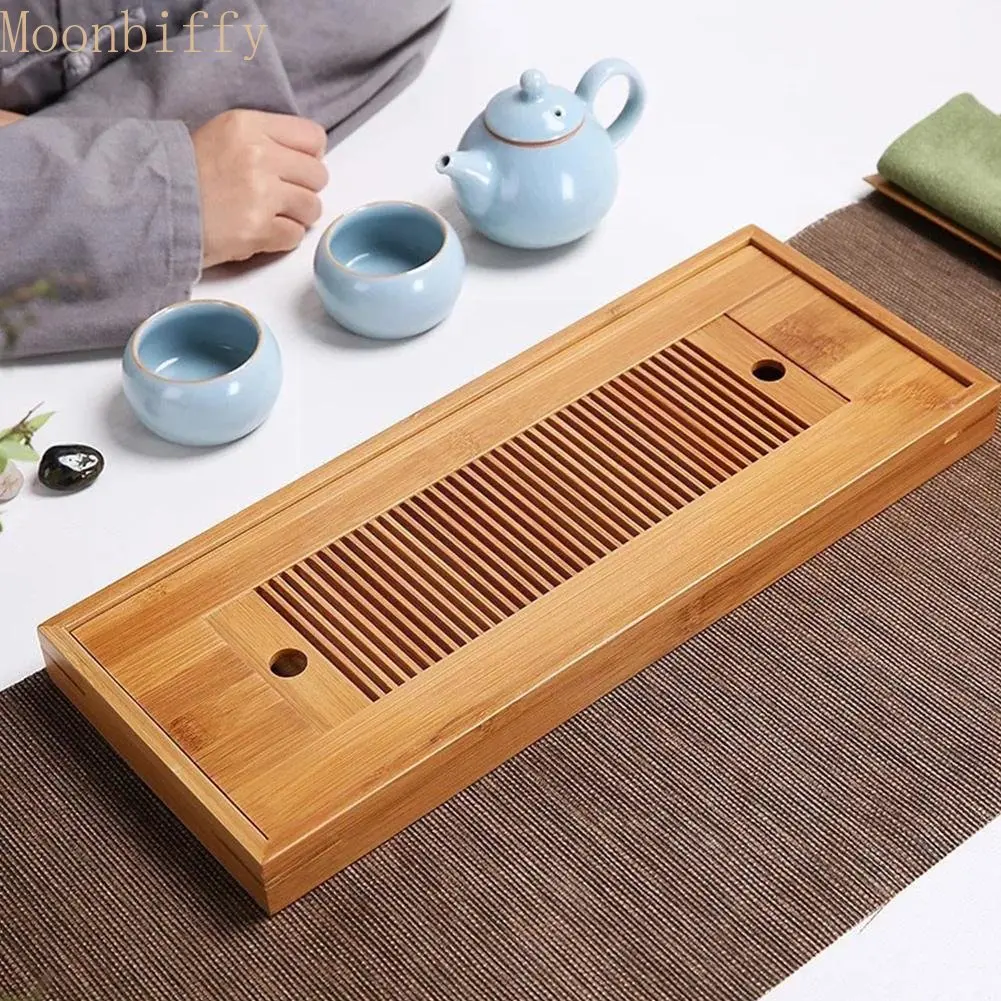 Simple Tea Trays Bamboo Water Drain Tea Tray Set Dry Brewing Table Kung Fu Set Drawer Chinese Room Table Home Board for tea tray,tea set