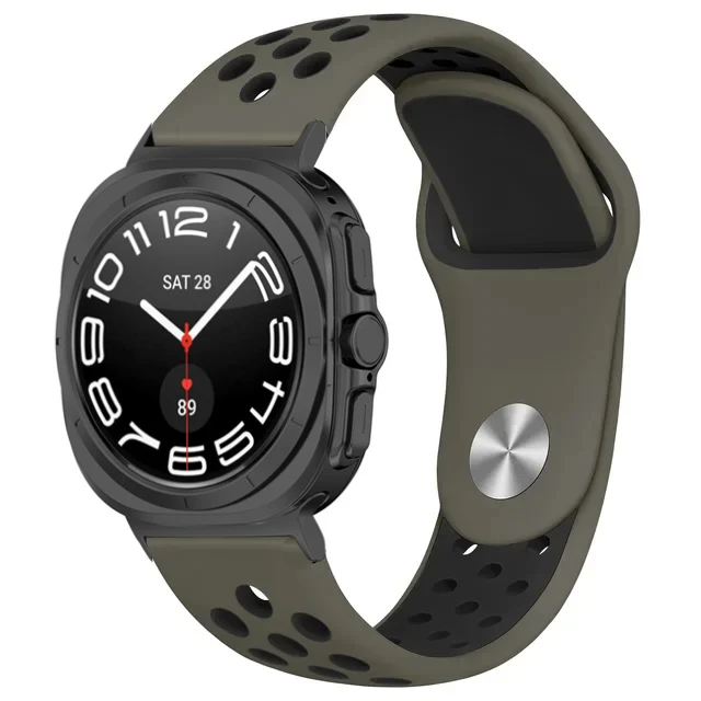 Breathable Silicone Sport Band for Smartwatch - 47mm Strap