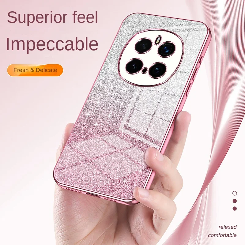 Glitter Slim Protective Soft TPU Back Cover Case