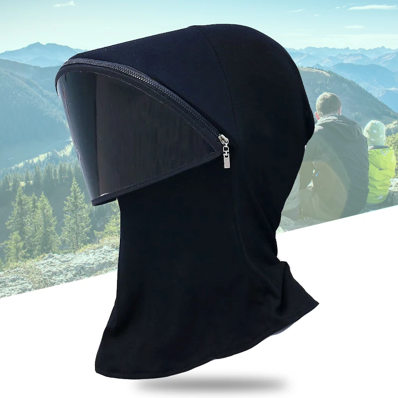 Anti-UV Beach Caps Full Face Cover Extended Brims Sun Hat Women Children Men Sunshade Cycling Camping Hiking Fishing Hat