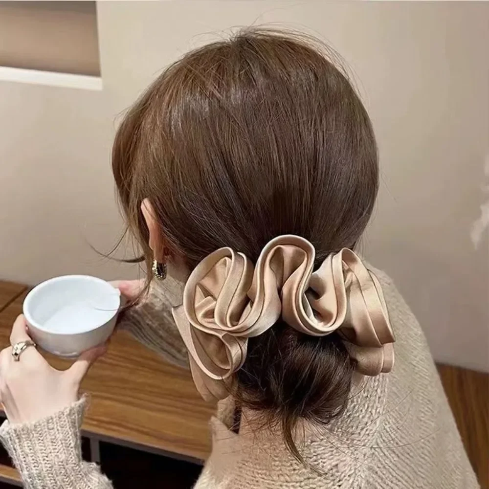 Stylish Korean Fashion Satin Hair Tie