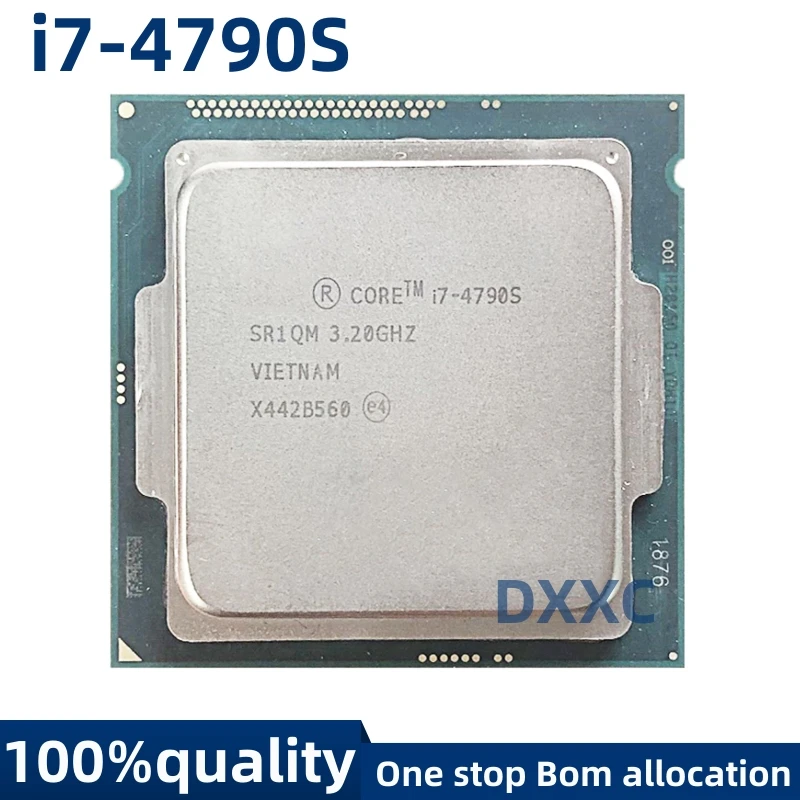 

Used For Intel Core i7-4790S I7 4790S 3.2 GHz Quad-Core Eight-Thread CPU Processor 8M 65W LGA 1150 i7 4790S