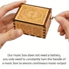 1pcs New Healing Soul Wooden Hand Music Box diy Creative Classical Music box Colored Music Box Merry Christmas 3