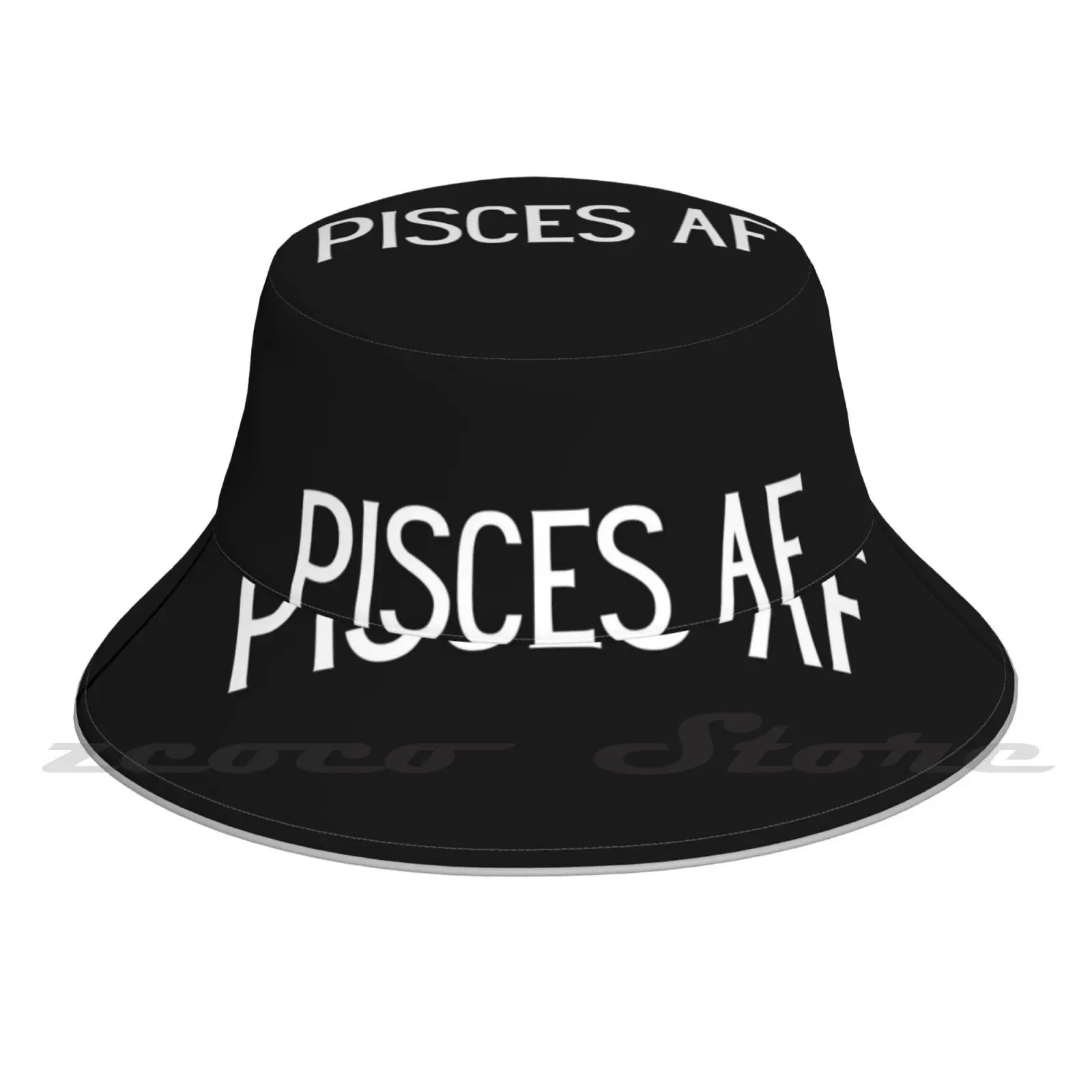 

Pisces Cap Diy Foldable Sunshade Fashion Leisure Bucket Hat Pisces Zodiac Astrology Pisces Horoscope Funny Sign Better Birth