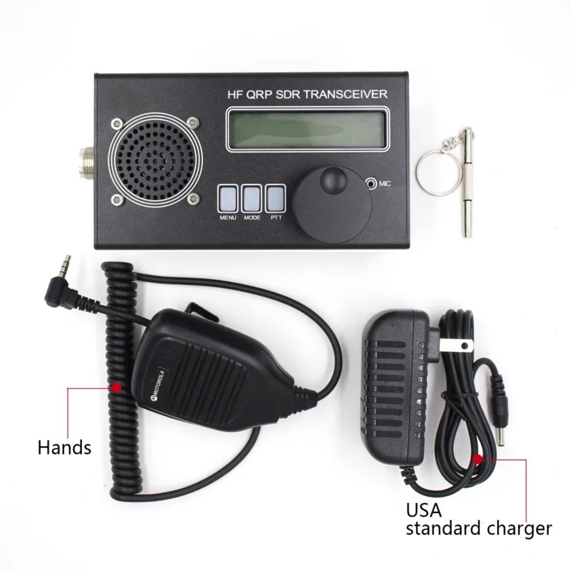 

USDX QRP коротковолновый радиоприемник SDR трансивер 8-полосный USDR