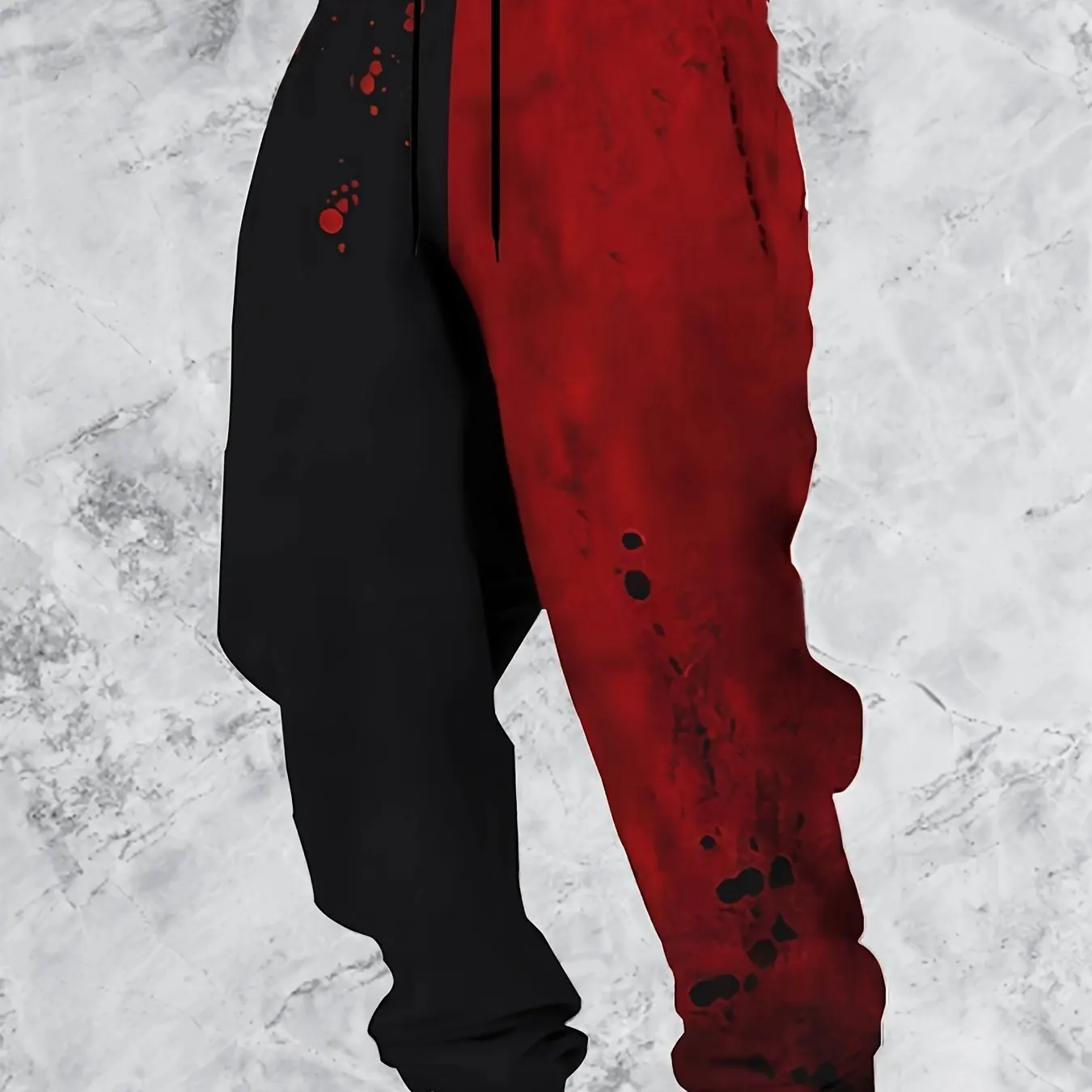 Mode Herren 2026 Jogginghose Graffiti Gedruckt Jogger Slim Fit Hosen Casual Lounge Hosen Mit Taschen Herbst Winter Streetwear – Detail 2